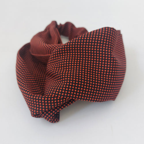 2602ヘアアクセサリー/Hair accessories　　赤チェック