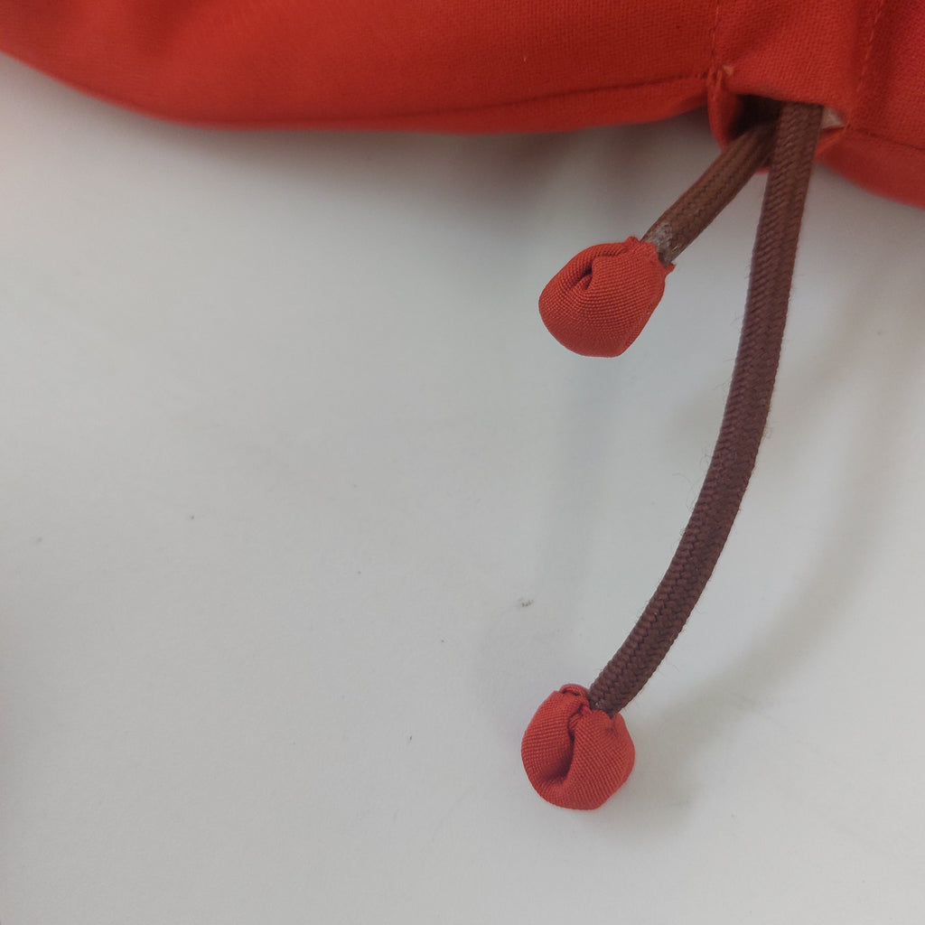 バッグ オレンジ巾着