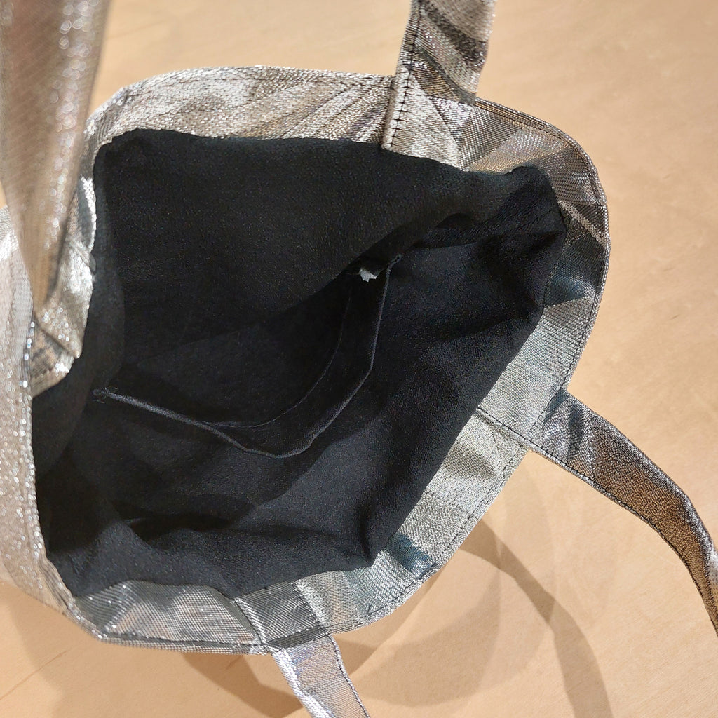 2512帯バッグ/OBI BAG SILVER