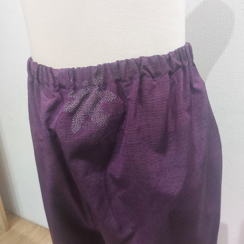 もんぺ　紫